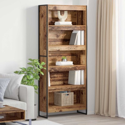 Bookcase 2 pcs Ancient wood...