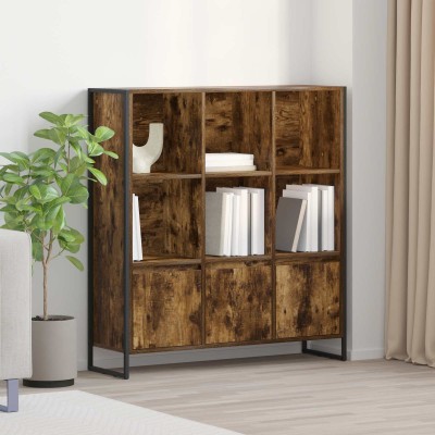 Bookcase 2 pcs Smoked oak...