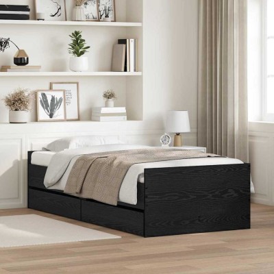 Bed frame Black oak 90 x...