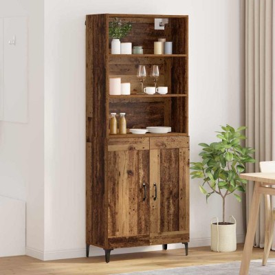 High cabinet 2 pcs Old wood...