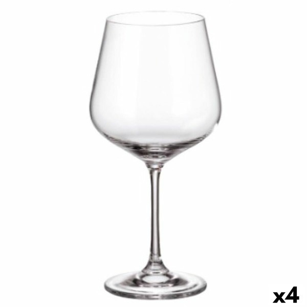 Veiniklaasi komplekt Bohemia Crystal Sira 600 ml 6 Tükid, osad (6 Ühikut) (4 Ühikut)