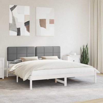 Bed frame with upholstered...