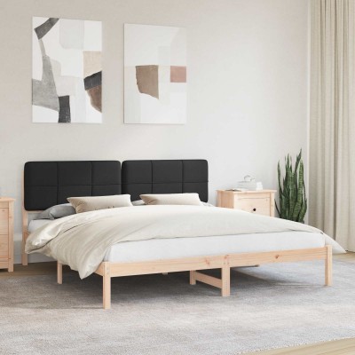 Bed frame with upholstered...