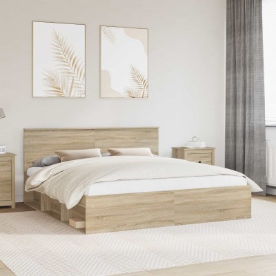 Bed frame with headboard...