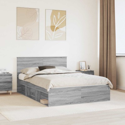 Bed frame Gray Sonoma 140 x...