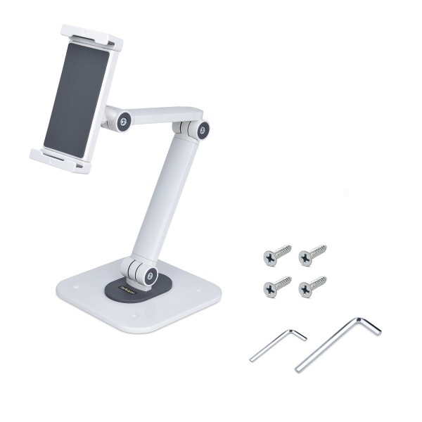 Tahvelarvuti Alus Startech ADJ-TABLET-STAND-W Valge