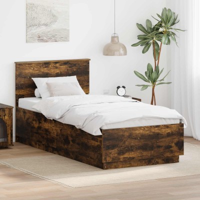 Bed frame Smoked oak 100 x...