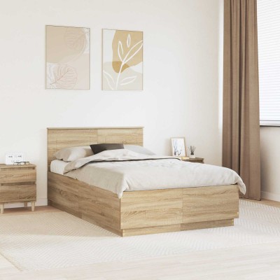 Bed frame Sonoma oak 135 x...