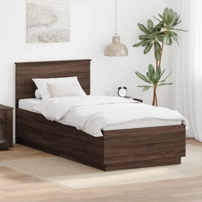 Bed frame Brown oak 70 x...