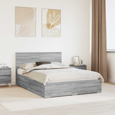 Bed frame Gray Sonoma 140 x...