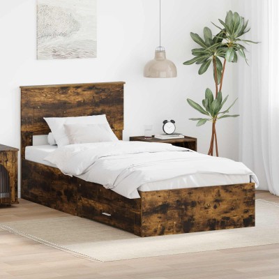 Bed frame Smoked oak 100 x...