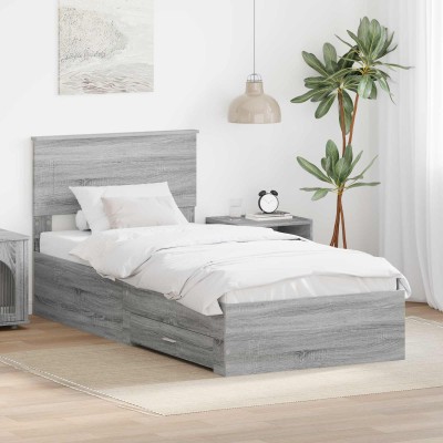 Bed frame with headboard...