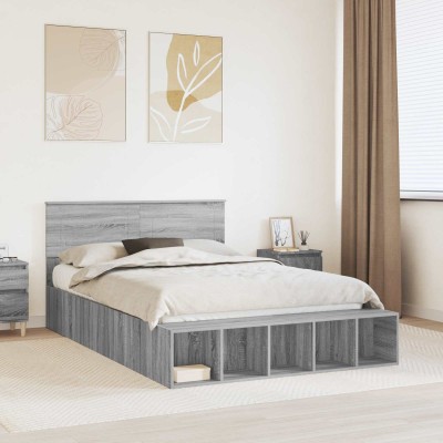 Bed frame Gray Sonoma 140 x...
