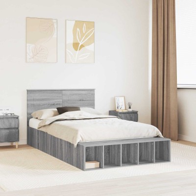 Bed frame Gray Sonoma 135 x...