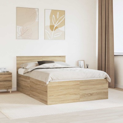 Bed frame Sonoma oak 150 x...