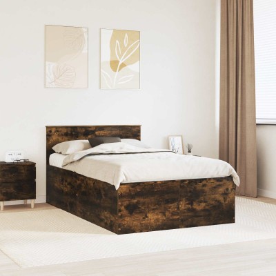Bed frame Smoked oak 135 x...