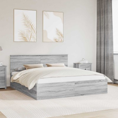 Bed frame Gray Sonoma 200 x...
