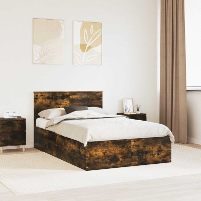 Bed frame Smoked oak 120 x...