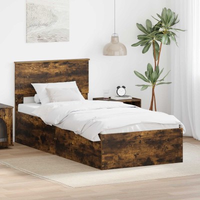 Bed frame Smoked oak 100 x...