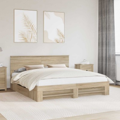 Bed frame Sonoma oak 200 x...