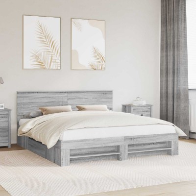 Bed frame Gray Sonoma 180 x...