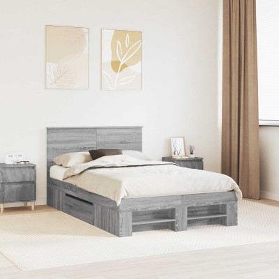 Bed frame Gray Sonoma 120 x...