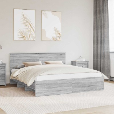 Bed frame Gray Sonoma 180 x...