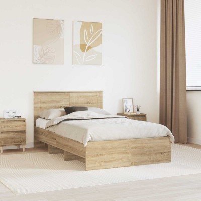Bed frame Sonoma oak 120 x...