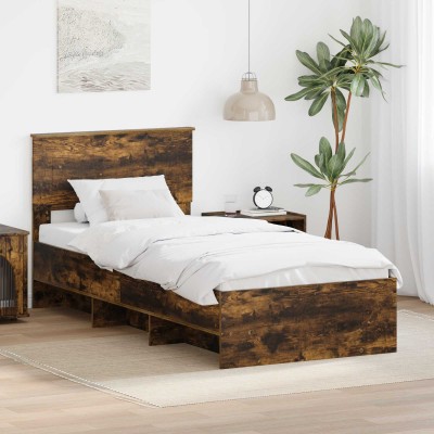 Bed frame Smoked oak 120 x...