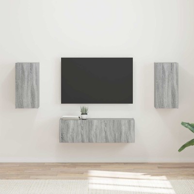 TV wall cabinet set 4 pcs...