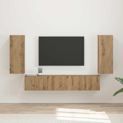 TV wall cabinet set 4 pcs...