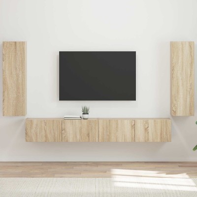 TV wall cabinet set 4 pcs...