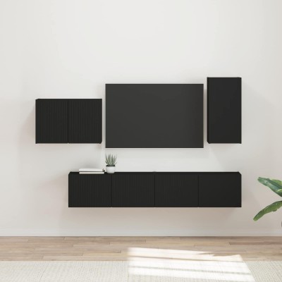 TV wall cabinet set 4 pcs...