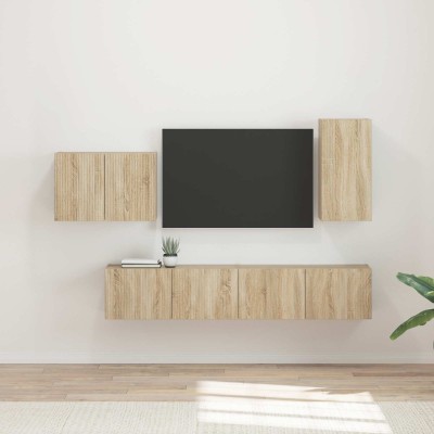 TV wall cabinet set 4 pcs...