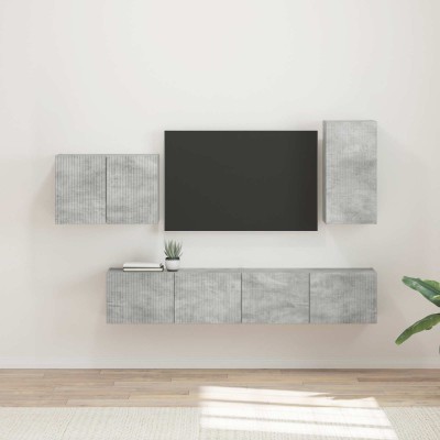 TV wall cabinet set 4 pcs...