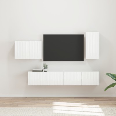 TV wall cabinet set 4 pcs...