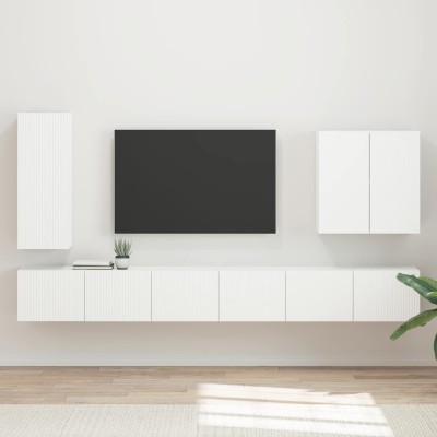 TV wall cabinet set 6 pcs...