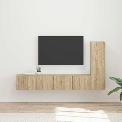 TV cabinet set 3 pcs Sonoma...