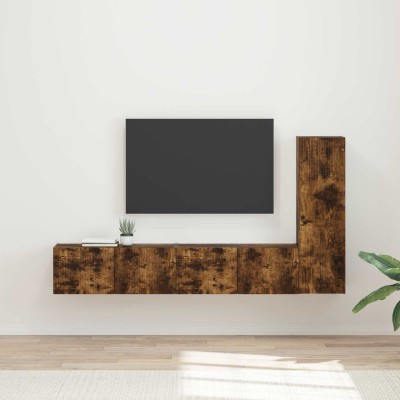 TV cabinet set 3 pcs Smoked...