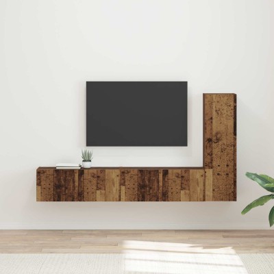 TV cabinet set 3 pcs Old...