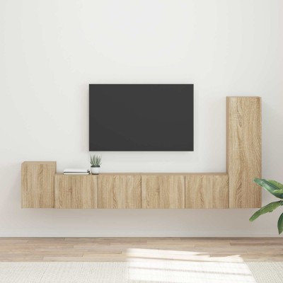 TV cabinet set 3 pcs Sonoma...