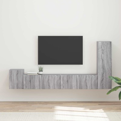 TV cabinet set 3 pcs Gray...