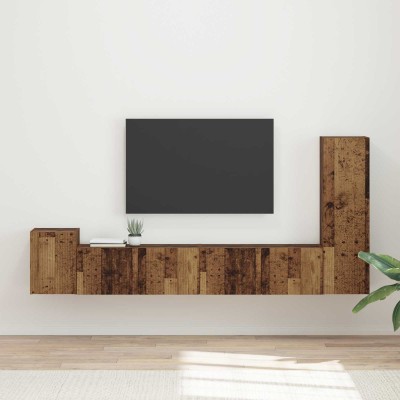 TV cabinet set 3 pcs Old...