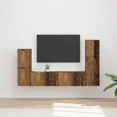 TV cabinet set 4 pcs Old...