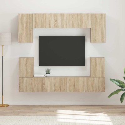TV cabinet set 5 pcs Sonoma...