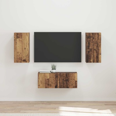 TV cabinet set 6 pcs Old...