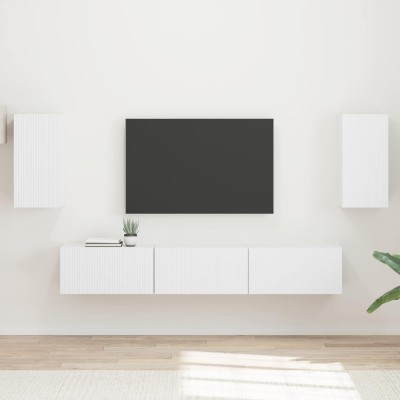 TV cabinet set 5 pcs White...