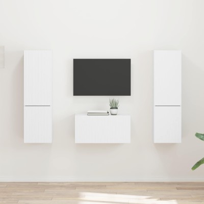 TV cabinet set 5 pcs White...