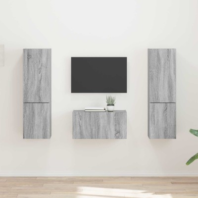 TV cabinet set 5 pcs Gray...