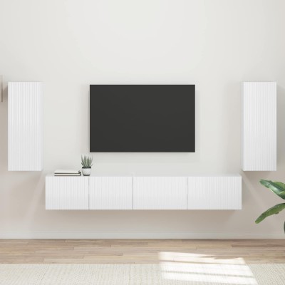 TV cabinet set 4 pcs High...